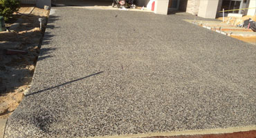 Complete driveway construction in Perth
